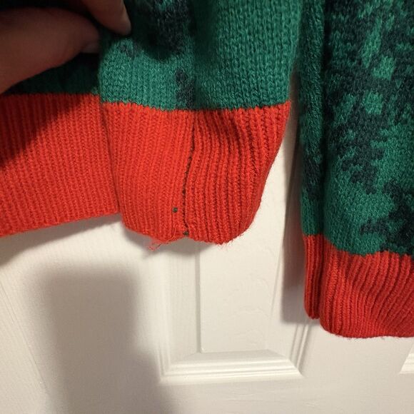 Meowy Catmas Party Sweater Christmas Sweater Size XL - Picture 5 of 6